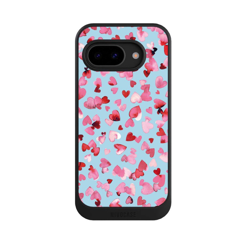 Pixel 9a NIVOcore Valentines Love Hearts Pink Blue