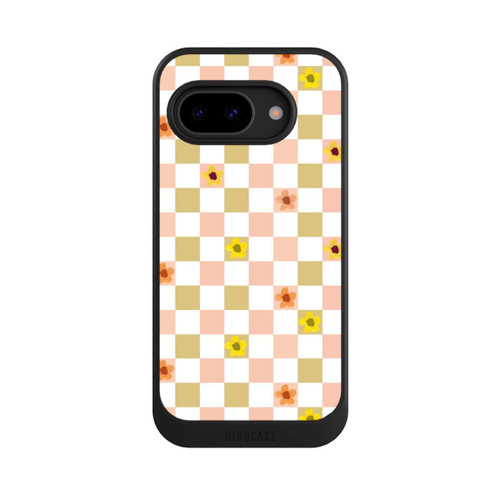 Google Pixel 9a NIVOcore Kariert nostalgische Pastellblumen