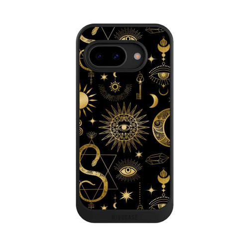 Google Pixel 9a NIVOcore Himmlische Sonne und Mond Steampunk