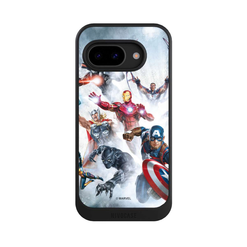 Pixel 9a NIVOcore Les Avengers vous sautent dessus