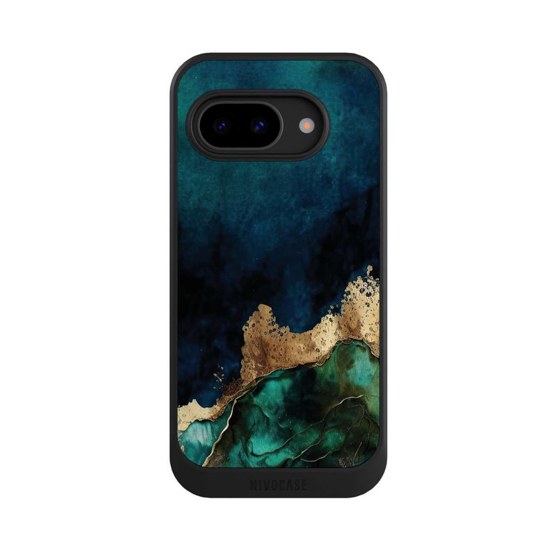 Pixel 9a NIVOcore Petrol Blue Gold