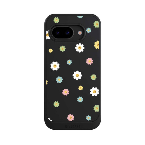 Google Pixel 9a NIVOcore Flower Power klein transparent