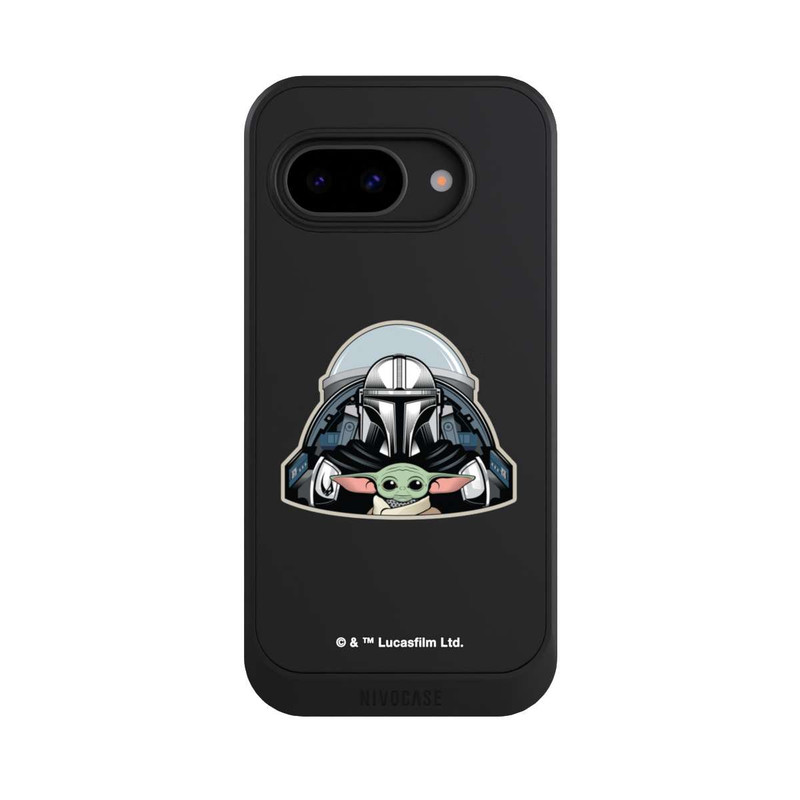 Pixel 9a NIVOcore Mando and Grogu Transparent