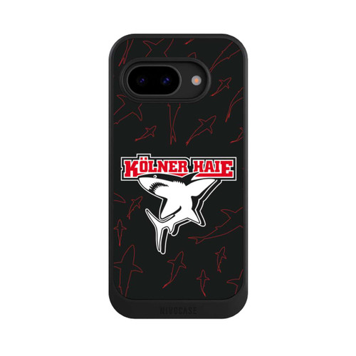 Google Pixel 9a NIVOcore Haie Muster Rot