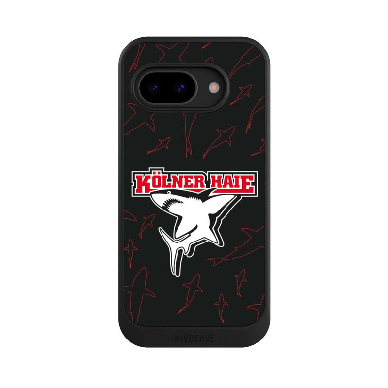 Pixel 9 a NIVOcore Haie Muster Rot