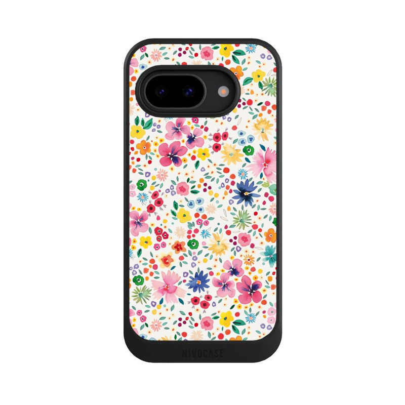 Pixel 9a NIVOcore Millefleurs Pink Spring Garden