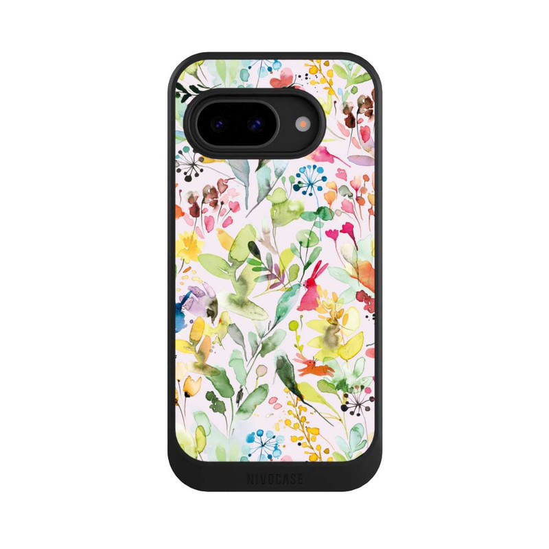 Pixel 9a NIVOcore Wild Flowers Meadow Pink