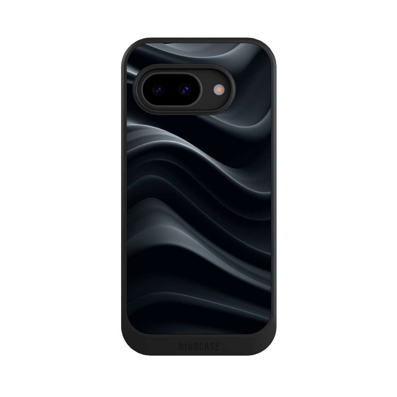 Pixel 9a NIVOcore Black Waves Texture