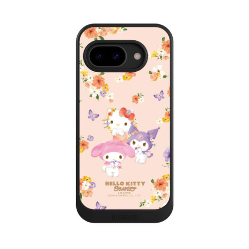 Google Pixel 9a NIVOcore Hello Kitty Frühlingsblumen