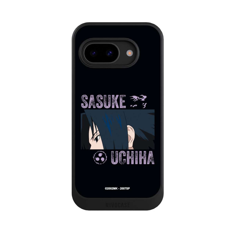 Pixel 9a NIVOcore Sasuke Uchiha Gros plan
