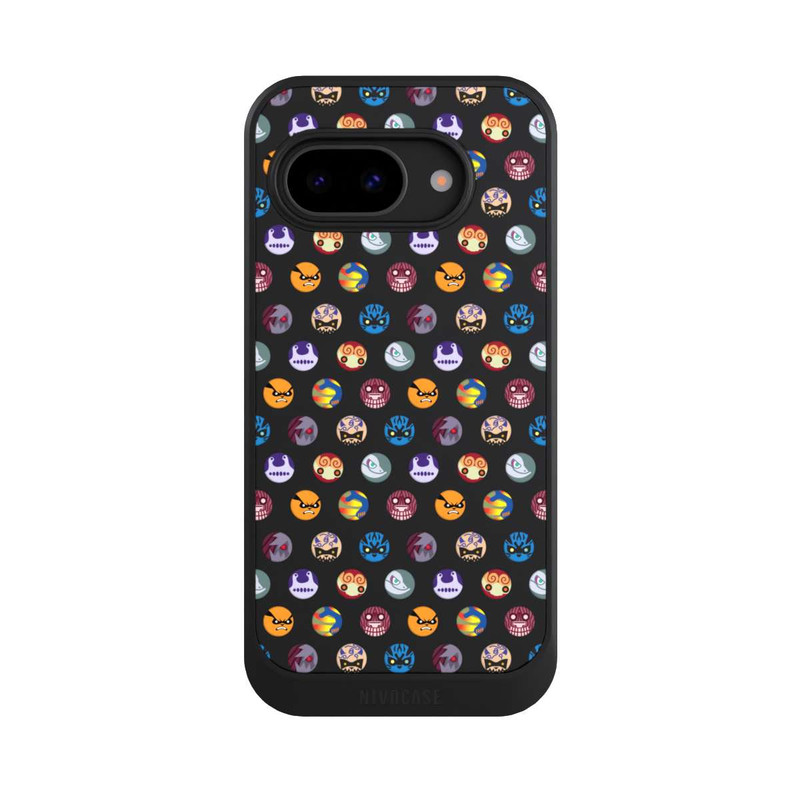 Pixel 9 a NIVOcore Bijuu Muster Transparent