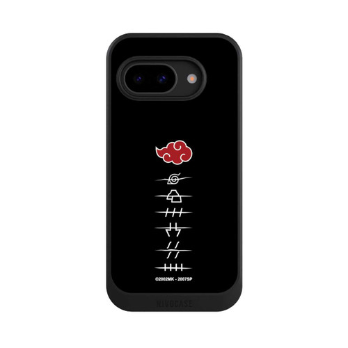 Google Pixel 9a NIVOcore Akatsuki Mitgliedssymbole Schwarz