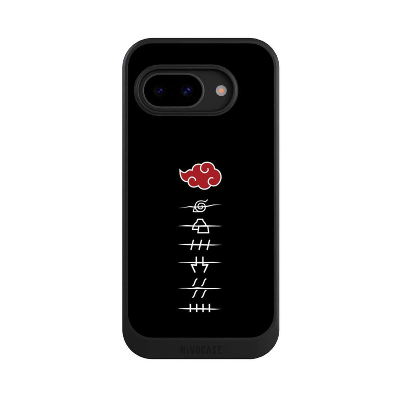 Pixel 9 a NIVOcore Akatsuki Mitgliedssymbole Schwarz