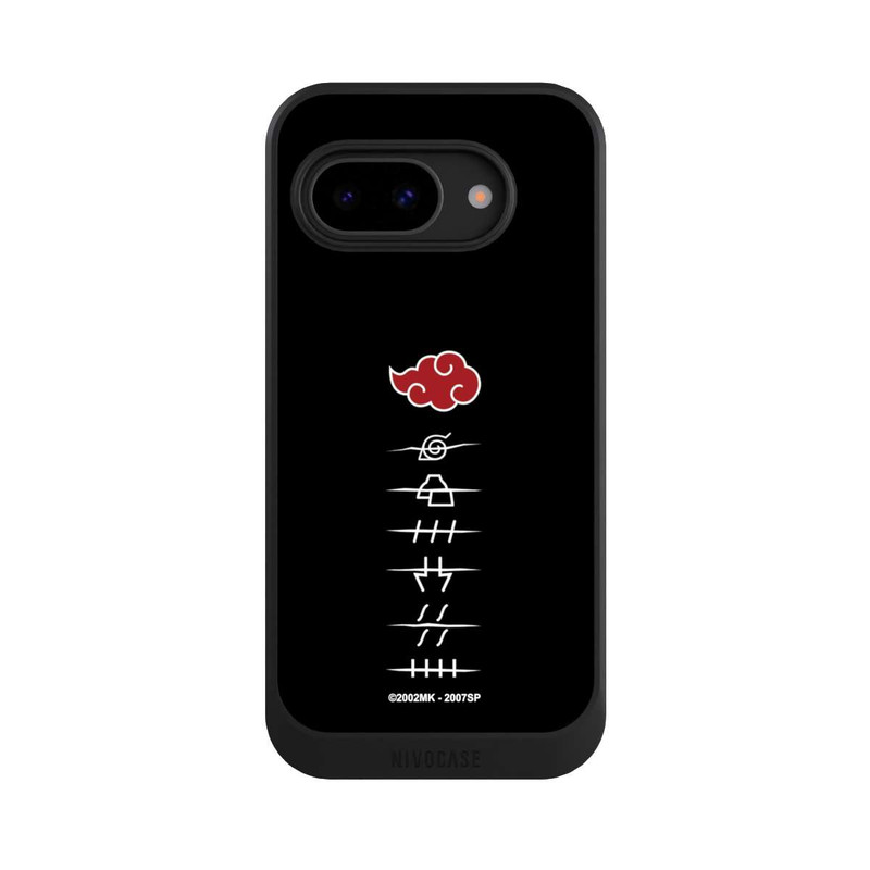 Pixel 9a NIVOcore Symboles des membres de l'Akatsuki noirs