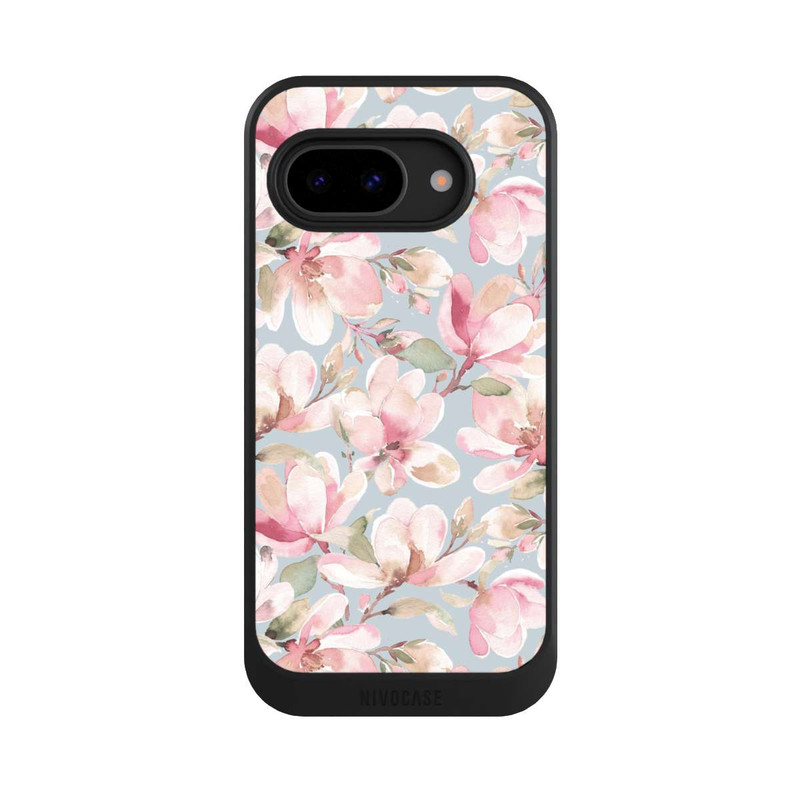 Pixel 9 a NIVOcore Magnolien Blumen Pastellrosa