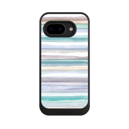 Google Pixel 9a NIVOcore Pastellfarbene Streifen Blau