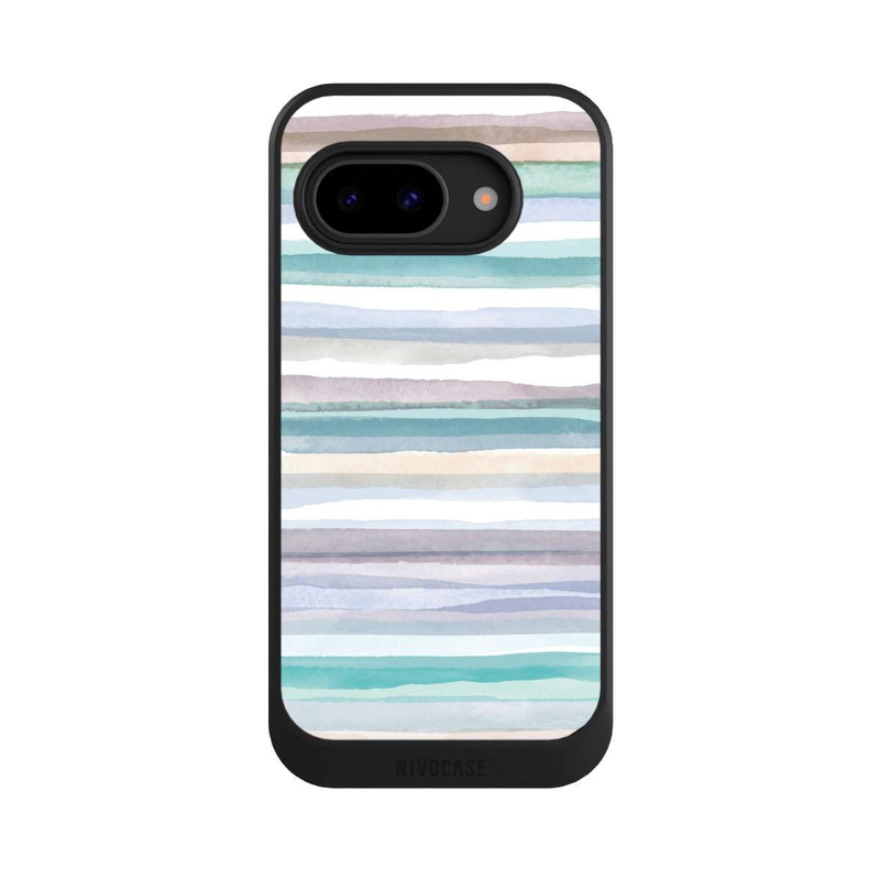Pixel 9 a NIVOcore Rayures pastel bleu