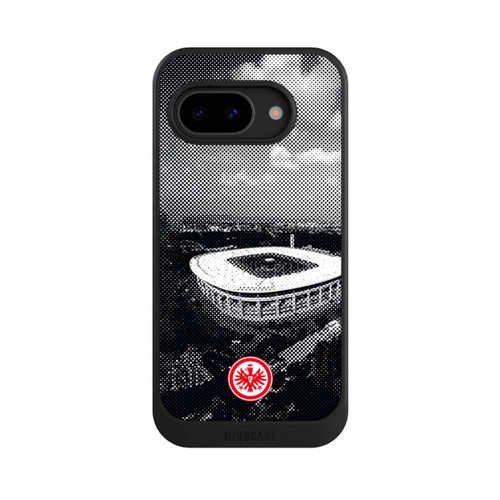 Google Pixel 9a NIVOcore SGE Stadion Schwarz Weiß