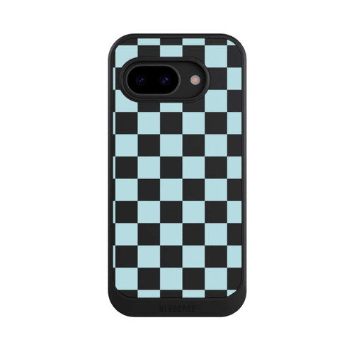 Google Pixel 9a NIVOcore Karo Weiches Blau