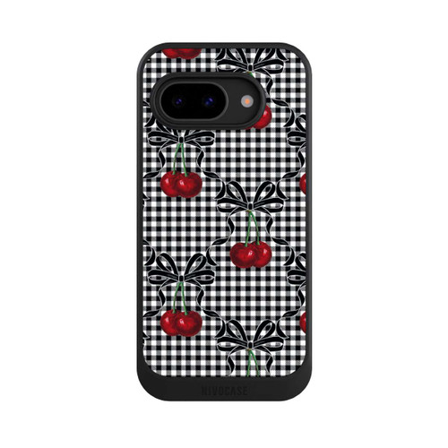 Google Pixel 9a NIVOcore Cherry Pattern Black