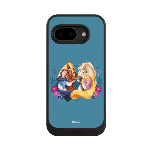 Google Pixel 9a NIVOcore Disney Prinzessinnen Belle and Rapunzel mit Pferden