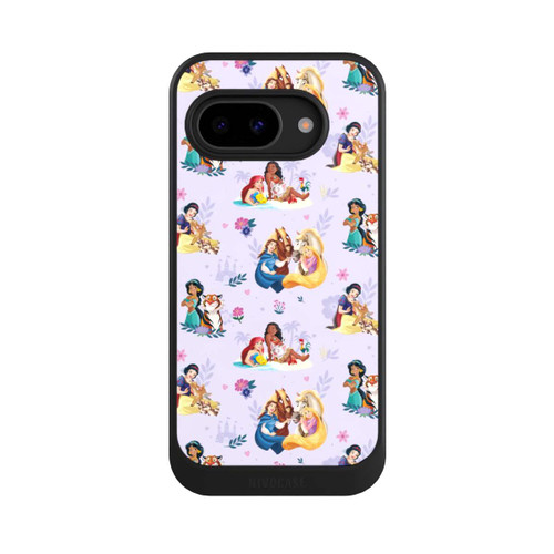 Google Pixel 9a NIVOcore Princess Floral Pattern Purple