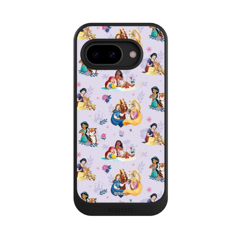 Pixel 9a NIVOcore Princess Floral Pattern Purple
