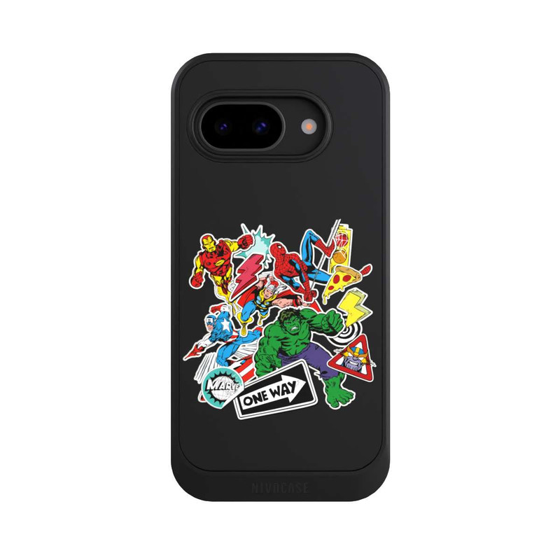 Pixel 9 a NIVOcore Capitan American Shield Transparent