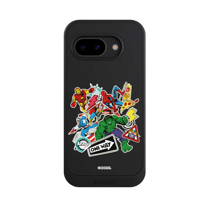 Pixel 9a NIVOcore Capitan American Shield Transparent