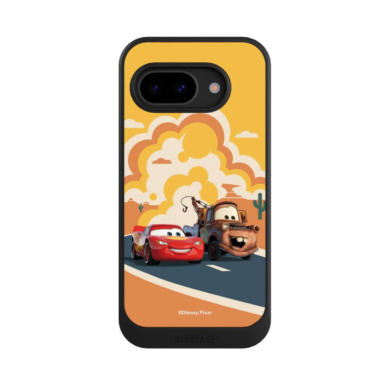 Pixel 9a NIVOcore Disney Cars Lightning McQueen Und Hook on the Road