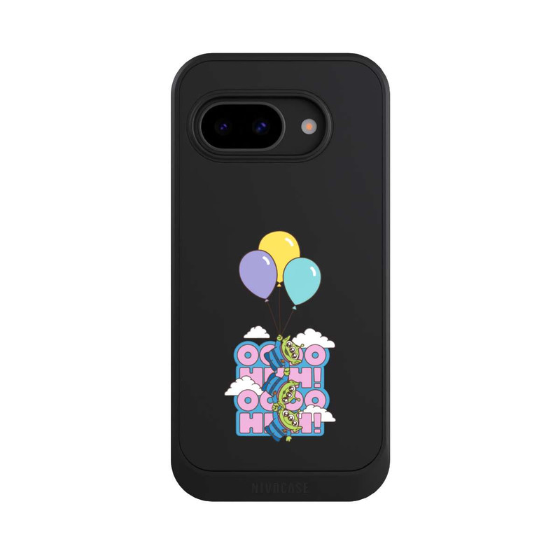Pixel 9 a NIVOcore Toy Story Aliens Balloons OOOOHHH Transparent