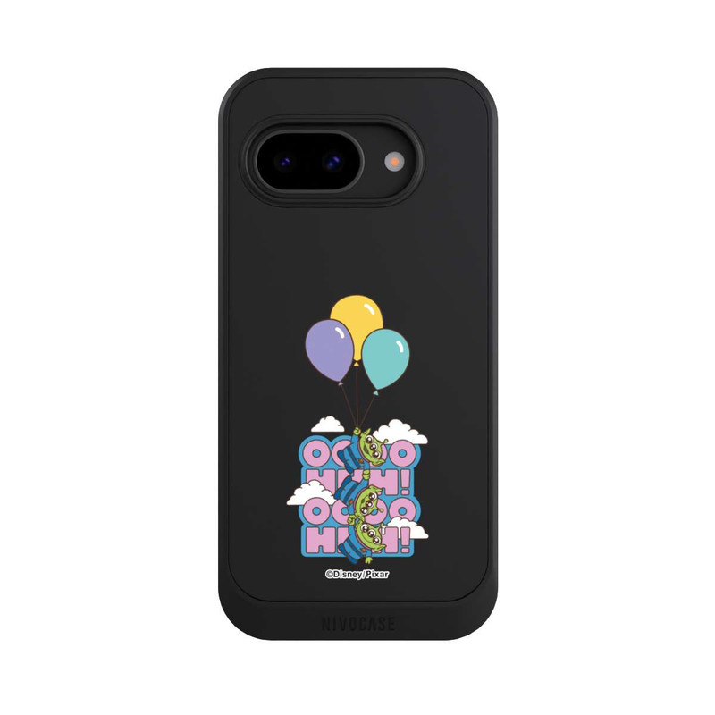 Pixel 9a NIVOcore Toy Story Aliens Balloons OOOOHHH Transparent