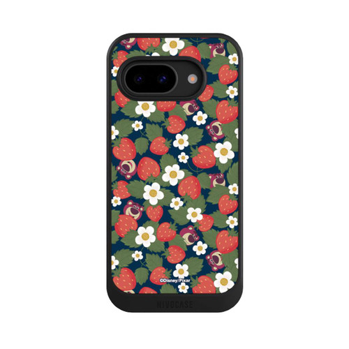 Google Pixel 9a NIVOcore Lotso Toy Story Strawberry Flower Pattern