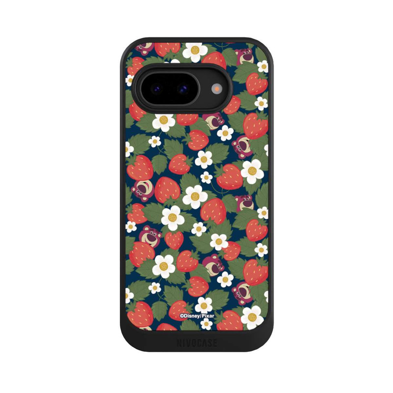 Pixel 9a NIVOcore Lotso Toy Story Strawberry Flower Pattern