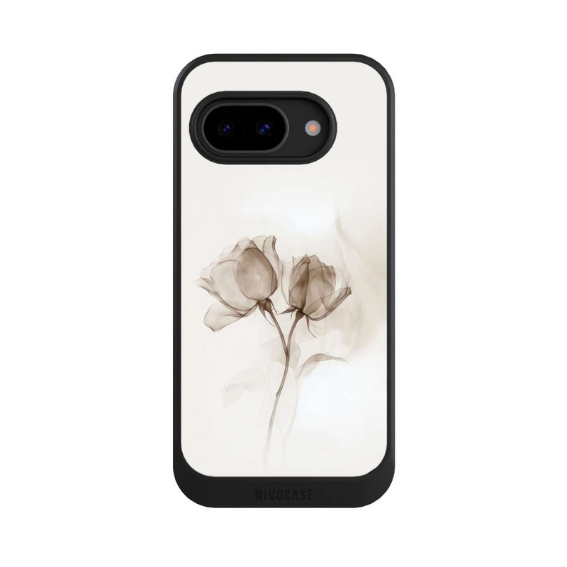 Pixel 9a NIVOcore Braune Rose Blume Nebel