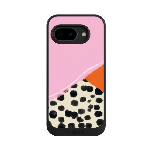Google Pixel 9a NIVOcore Rosa und Orange Gepunkteter Hintergrund