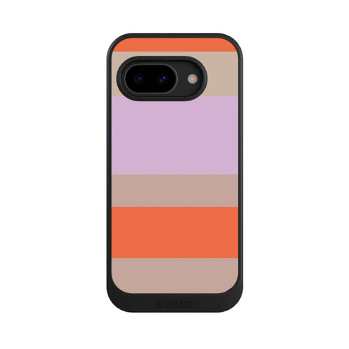 Google Pixel 9a NIVOcore Moca Lila Orange Stripes