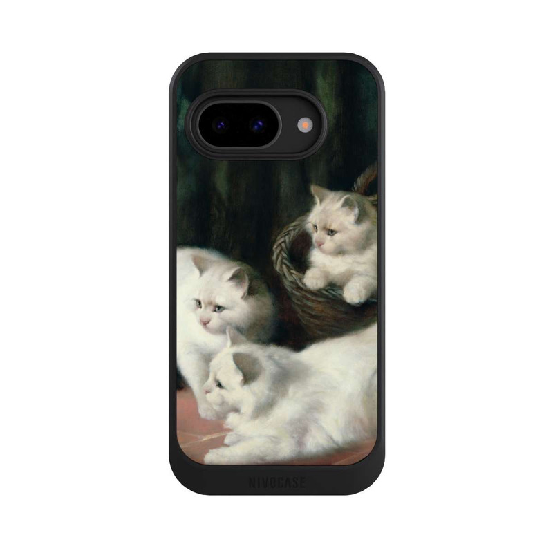 Pixel 9a NIVOcore Three White Angora Kittens
