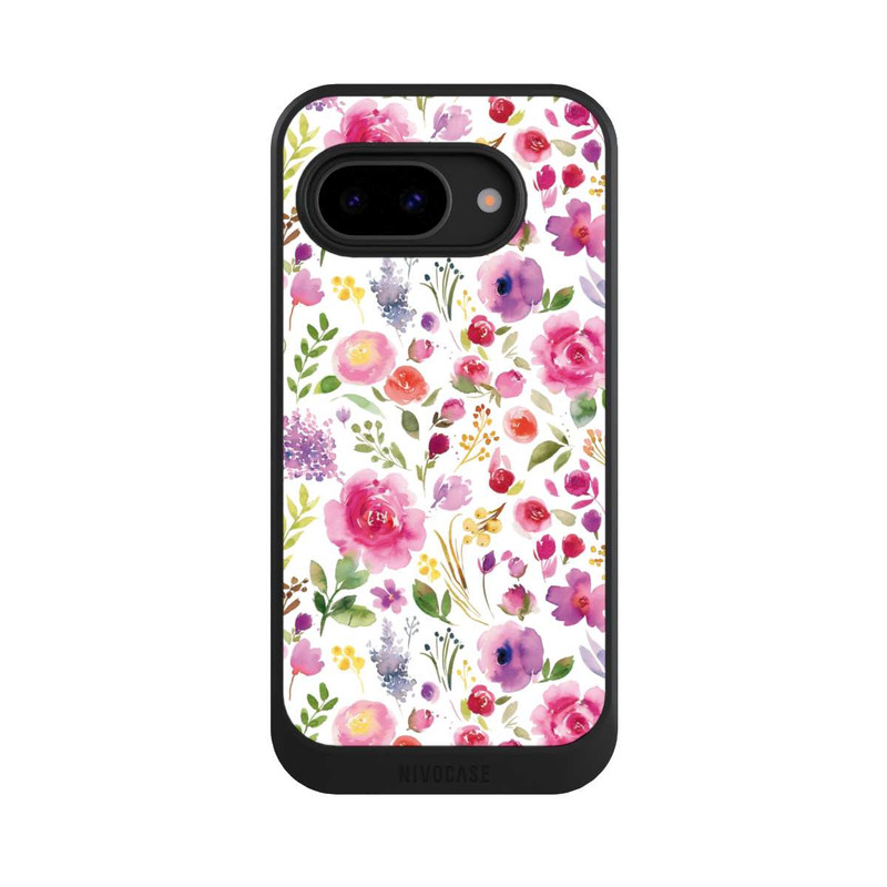 Pixel 9a NIVOcore Roses Flowers Purple