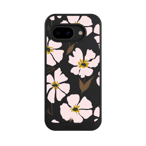 Google Pixel 9a NIVOcore Simple Pastell Flowers Rose Transparent