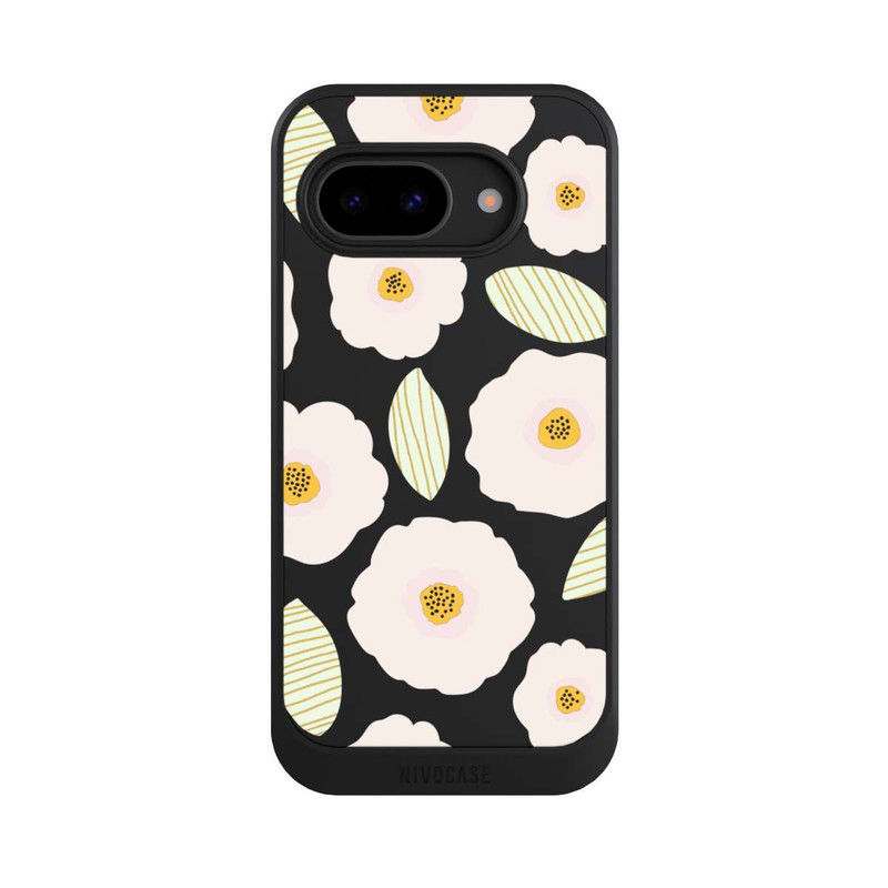Pixel 9a NIVOcore Simple Pastell Flowers Light Transparent