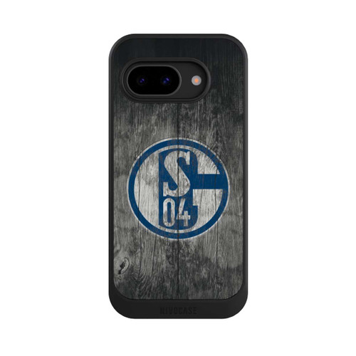 Google Pixel 9a NIVOcore Schalke 04 Holz Look