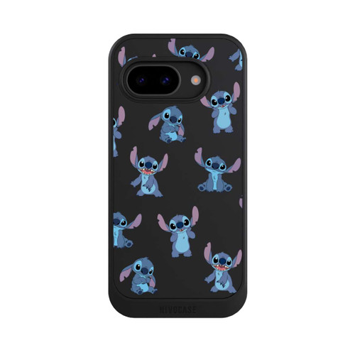 Google Pixel 9a NIVOcore Stitch Faces Pattern Transparent
