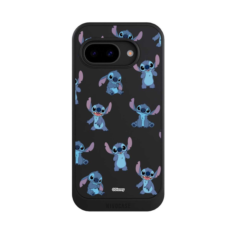 Pixel 9a NIVOcore Stitch Faces Pattern Transparent