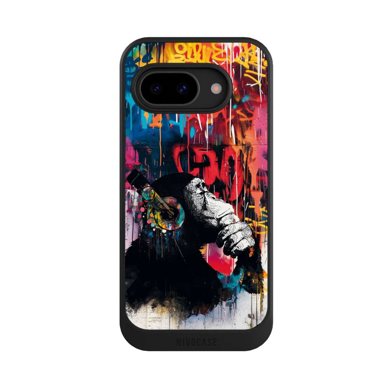 Pixel 9a NIVOcore Chimp Blue Streetart