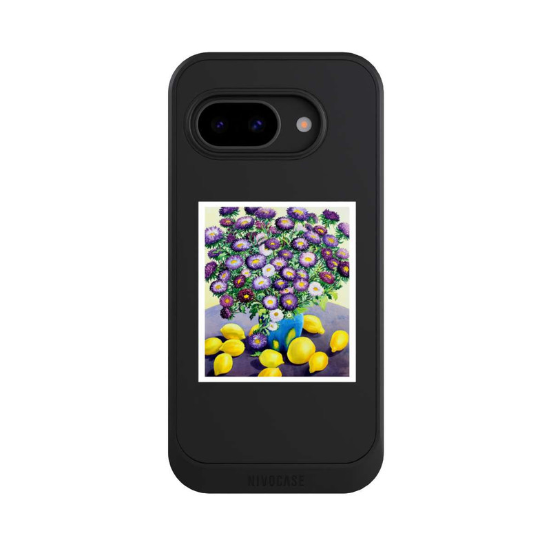 Pixel 9a NIVOcore Purple Asters and Lemons by Christopher Ryland