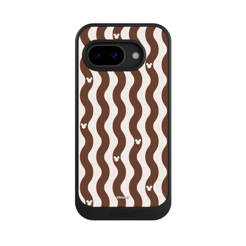 Pixel 9a NIVOcore Mickey Mouse Brown Pattern Waves