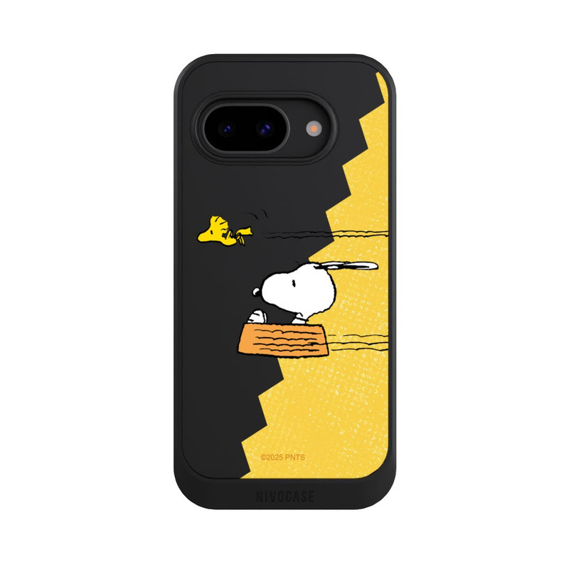 Pixel 9a NIVOcore Peanuts-Snoopy und Woodstock Transparent