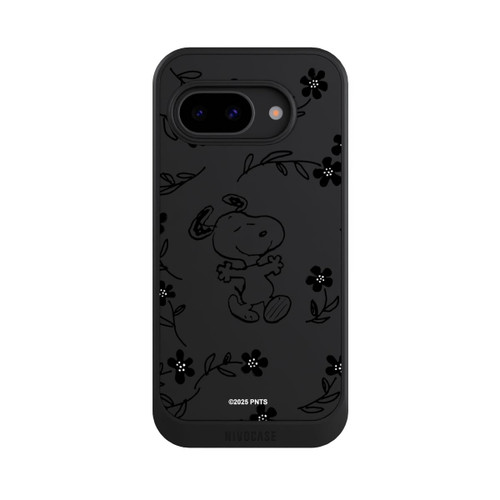 Google Pixel 9a NIVOcore Snoopy und Flowers Transparent