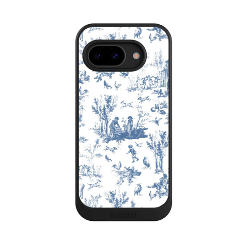 Google Pixel 9a NIVOcore Blaue Landschaft Vintage Keramik Pattern